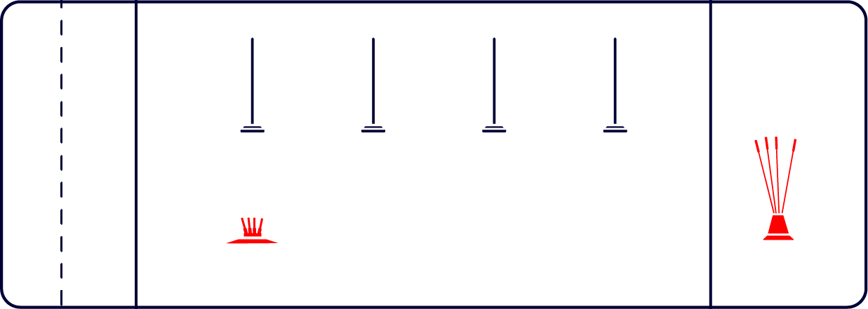 4 drapeaux